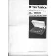TECHNICS SL-1900 Owners Manual