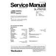 TECHNICS SLPS670D Service Manual