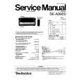 TECHNICS SEA900S Service Manual