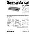 TECHNICS SU-Z550 Service Manual