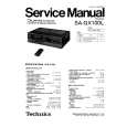 TECHNICS SA-GX100L Service Manual