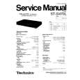 TECHNICS STG470L Service Manual