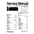 TECHNICS SAEX700 Service Manual