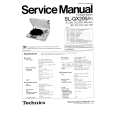 TECHNICS SL-QX200K Service Manual
