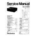 TECHNICS SUVX800 Service Manual