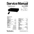 TECHNICS SA-R330 Service Manual