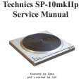 TECHNICS SP-10MKIIP Service Manual