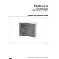 TECHNICS SBCD330 Owners Manual