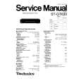 TECHNICS STGT630 Service Manual