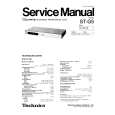TECHNICS STG5 Service Manual
