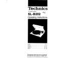 TECHNICS SL-B202 Owners Manual