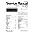 TECHNICS SAG76 Service Manual