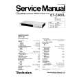 TECHNICS STZ400L Service Manual