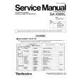 TECHNICS SAX900L Service Manual
