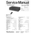 TECHNICS SAGX100 Service Manual