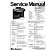 TECHNICS SX-E22 Service Manual
