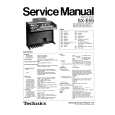TECHNICS SX-E55 Service Manual