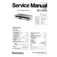 TECHNICS SUZ450 Service Manual