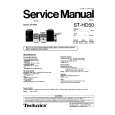 TECHNICS STHD50 Service Manual