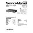 TECHNICS SL-E10 Service Manual