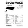 TECHNICS STXX930 Service Manual