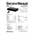 TECHNICS SLP477A Service Manual