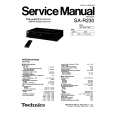TECHNICS SAR230 Service Manual