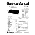 TECHNICS STG7 Service Manual