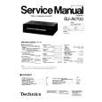 TECHNICS SUAV700 Service Manual