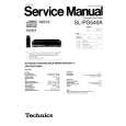 TECHNICS SL-PG540A Service Manual