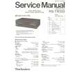 TECHNICS RS-TR333 Service Manual