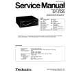 TECHNICS SYFD5 Service Manual