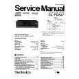 TECHNICS SLPD647 Service Manual