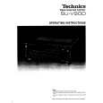 TECHNICS SUV90D Owners Manual