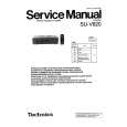 TECHNICS SUV620 Service Manual