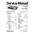 TECHNICS SA410/K Service Manual